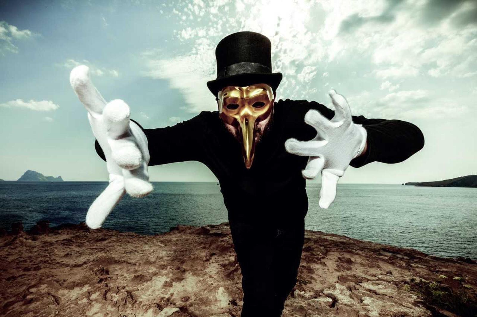El productor y dj Claptone.