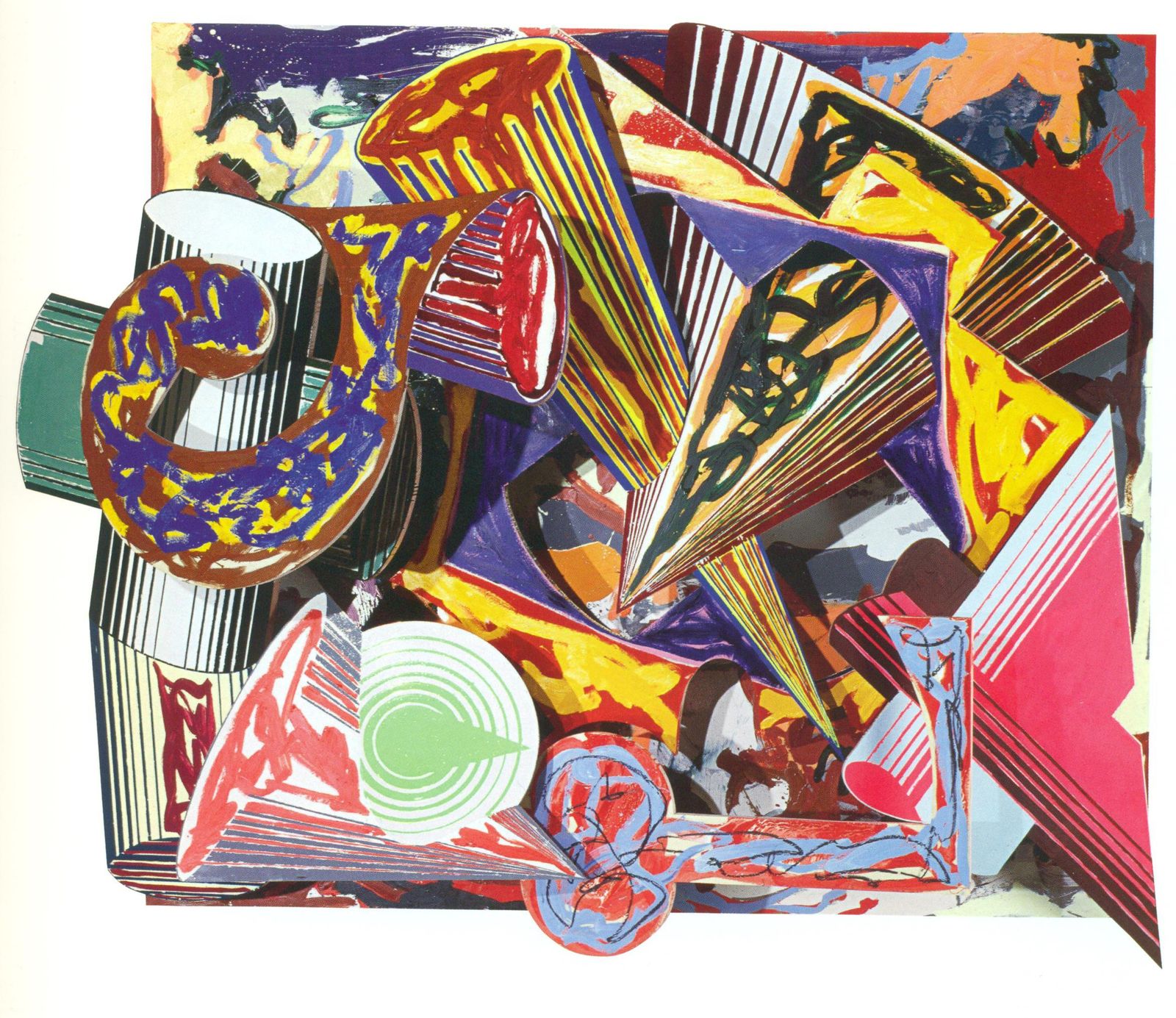 'La vieja del jardín', de Frank Stella.
