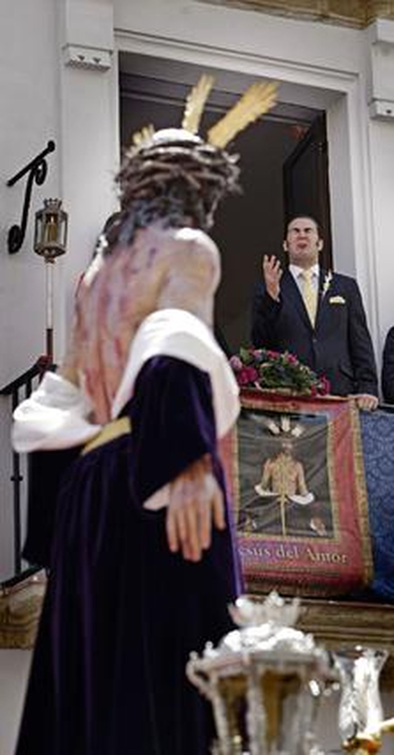 Salida procesional de Jesús Despojado. 

Foto: Julio Gonzalez