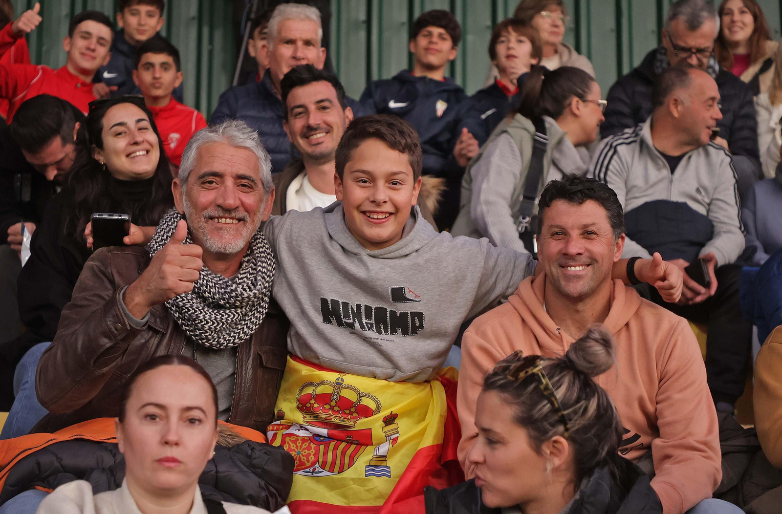 Búscate durante el España - Italia sub-17 celebrado en Los Barrios
