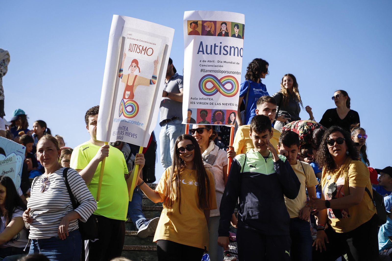 Así ha sido la primera concentración de autismo en Granada