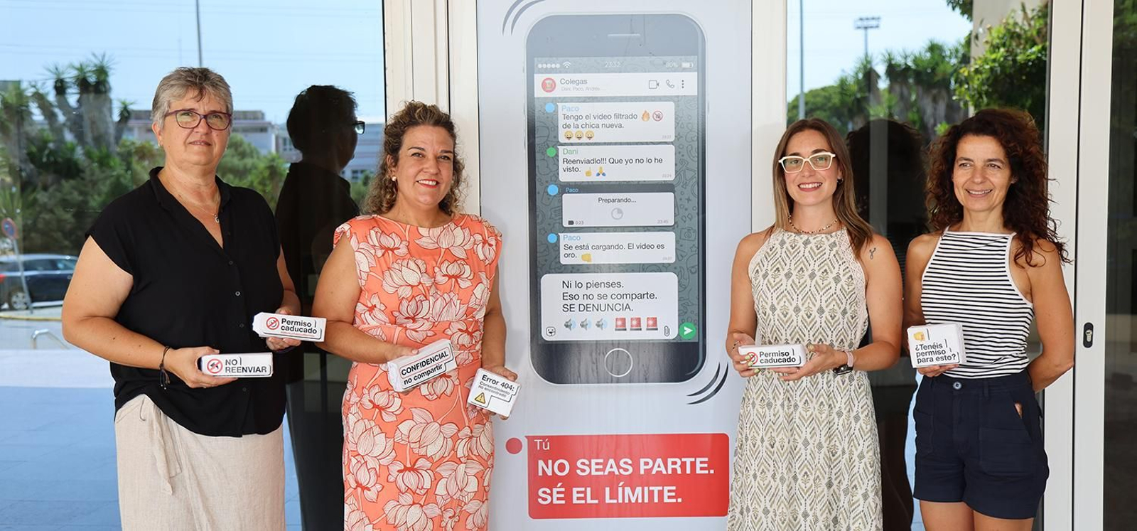 Campaña contra la violencia machista en el Campus de Puerto Real