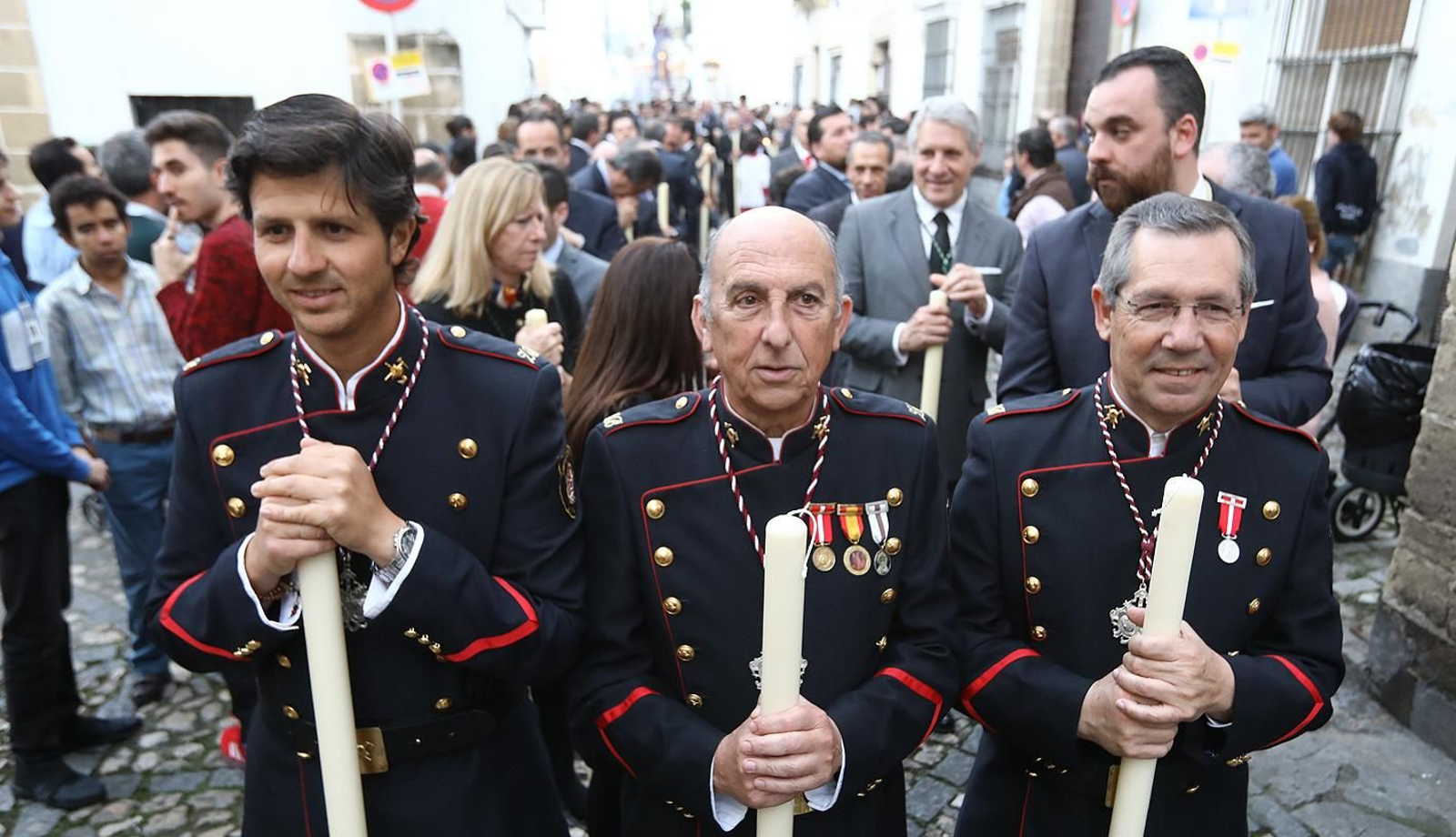 Imágenes del Vía Crucis de la Unión de Hermandades