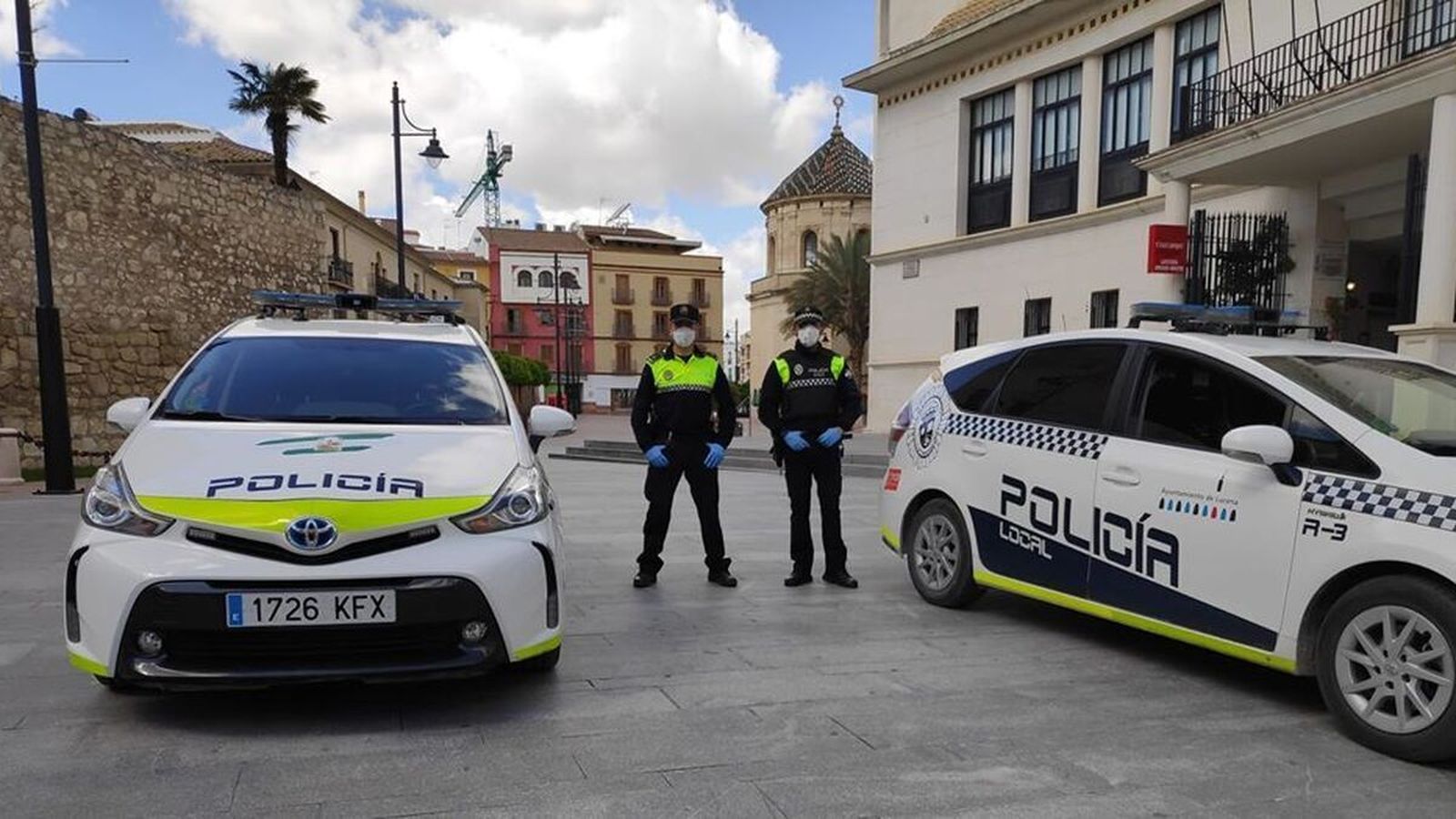 Agentes de la Policía Local de Lucena.