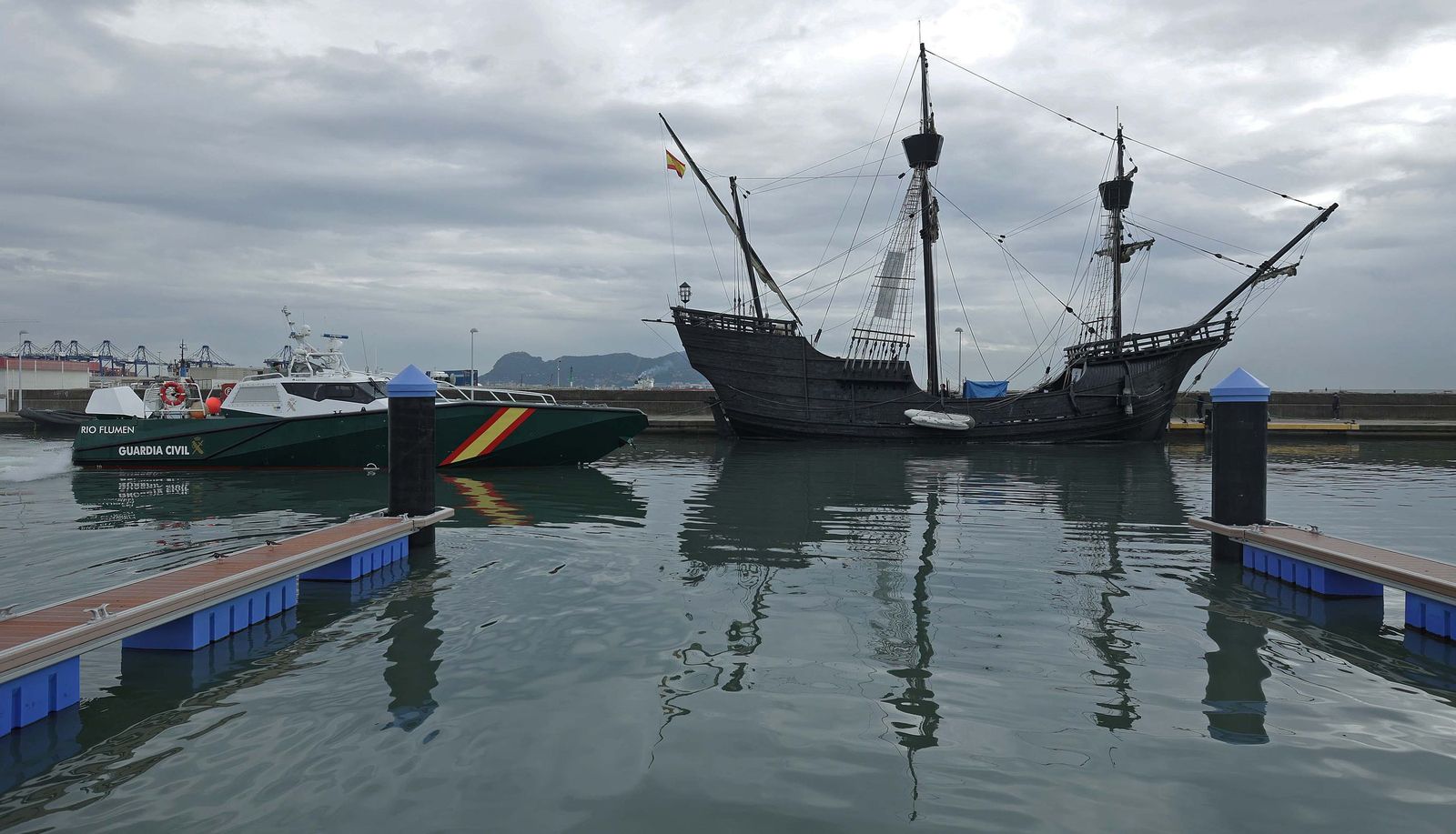 Fotos del navío Nao Victoria en Algeciras