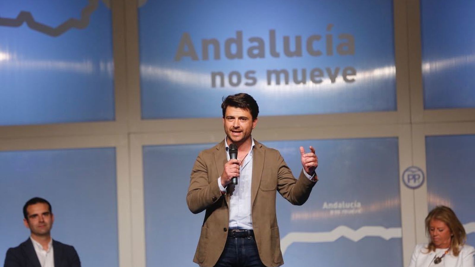 Beltrán Pérez, en el acto en Marbella.