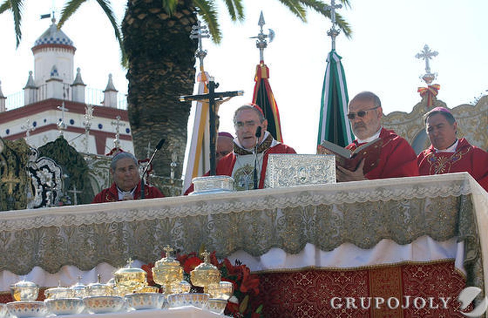 Las imágenes de la misa de romeros