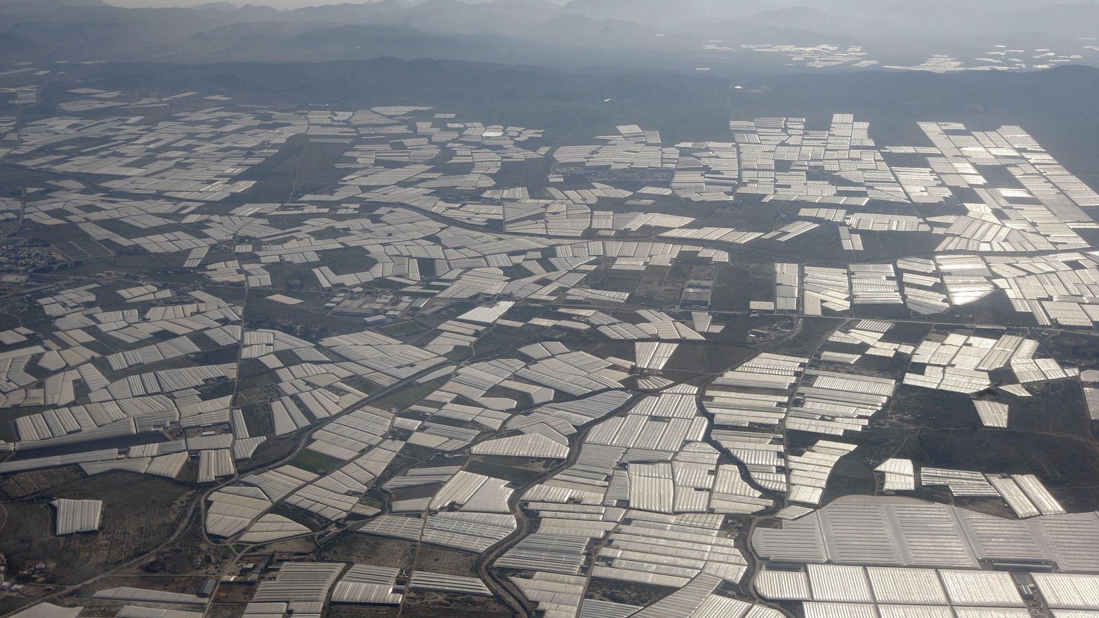 Panorámica del campo almeriense bajo abrigo.