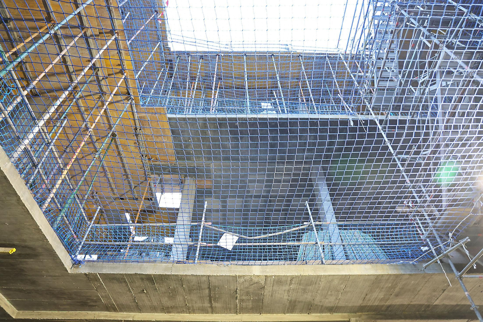 Imágenes de la visita las obras de la antigua Delegación de Hacienda