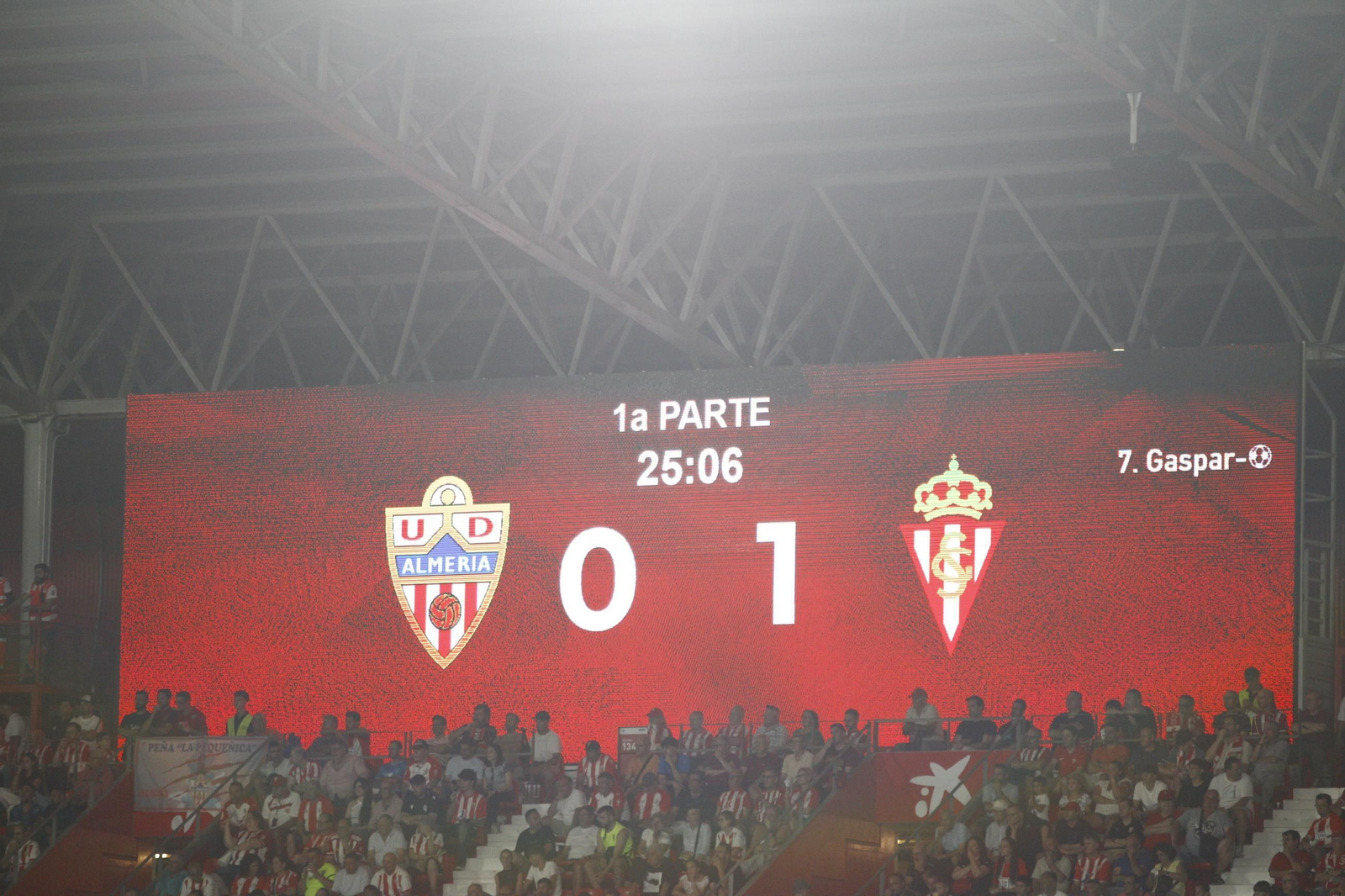 Las fotos del partido U.D. Almería-Sporting de Gijón