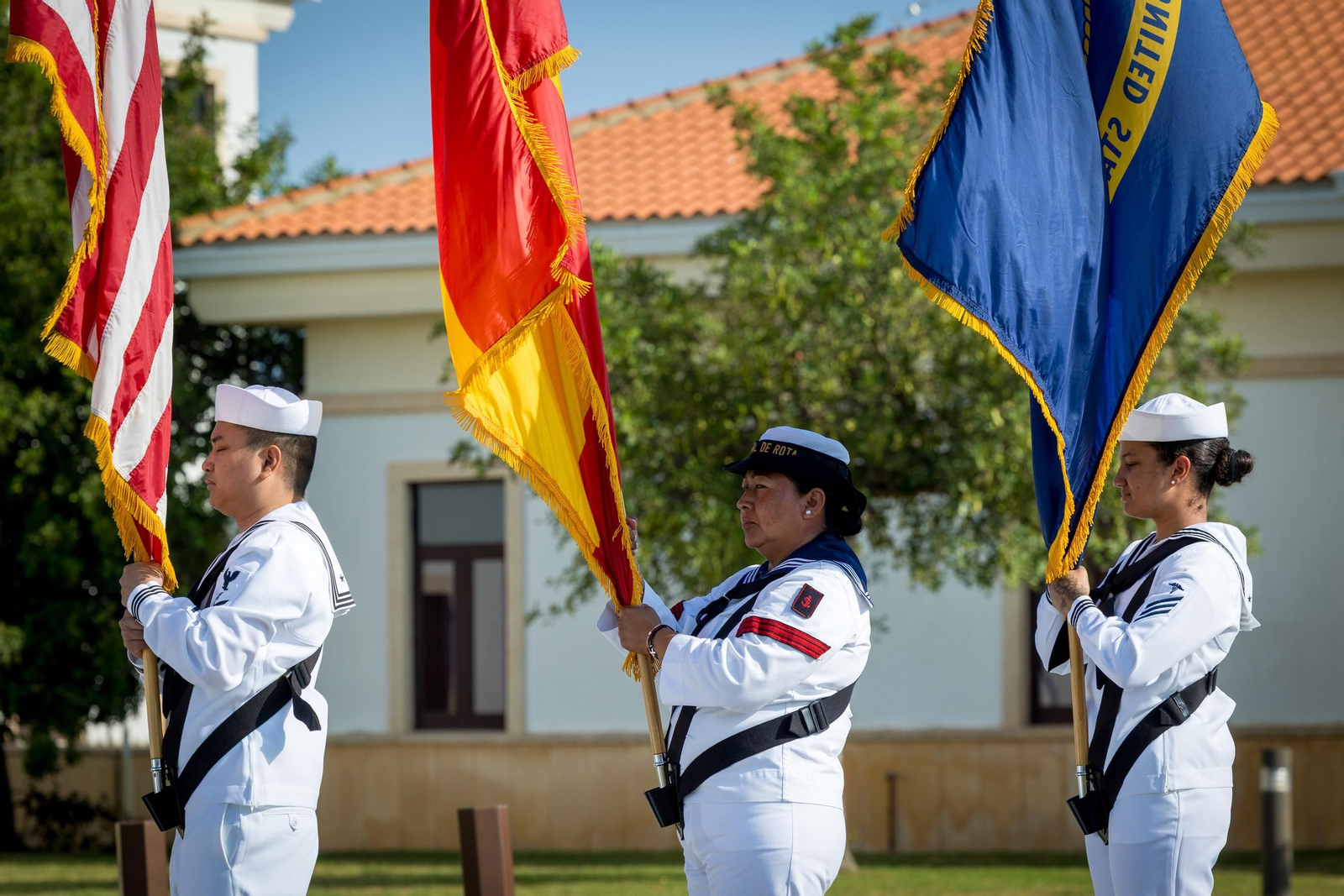 Las imágenes de la ceremonia de cambio de mando de EEUU en la Base de Rota