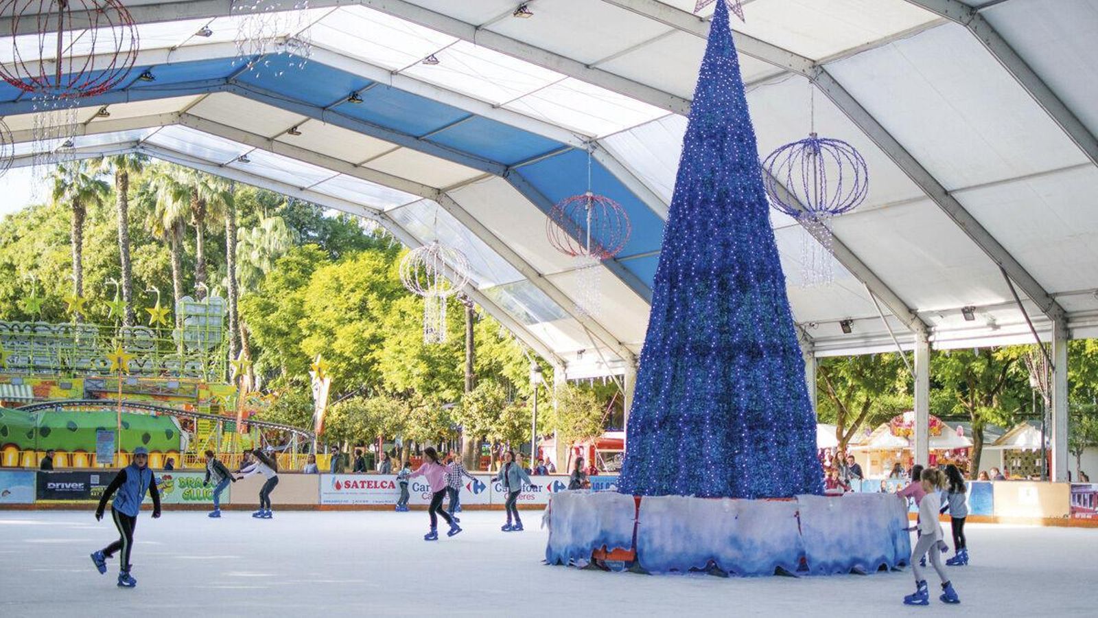 Pista de hielo de la última edición de Sevilla On Ice