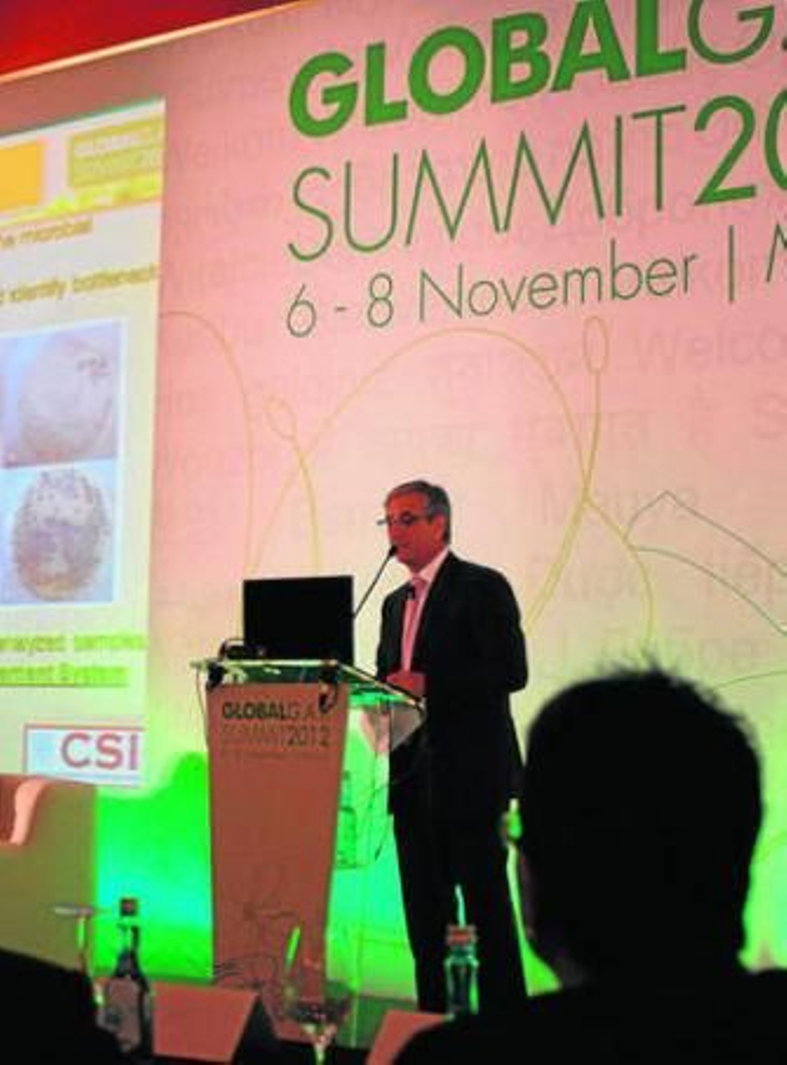 Antonio Marhuenda de Primaflor, en la conferencia del Summit en Madrid 2012.