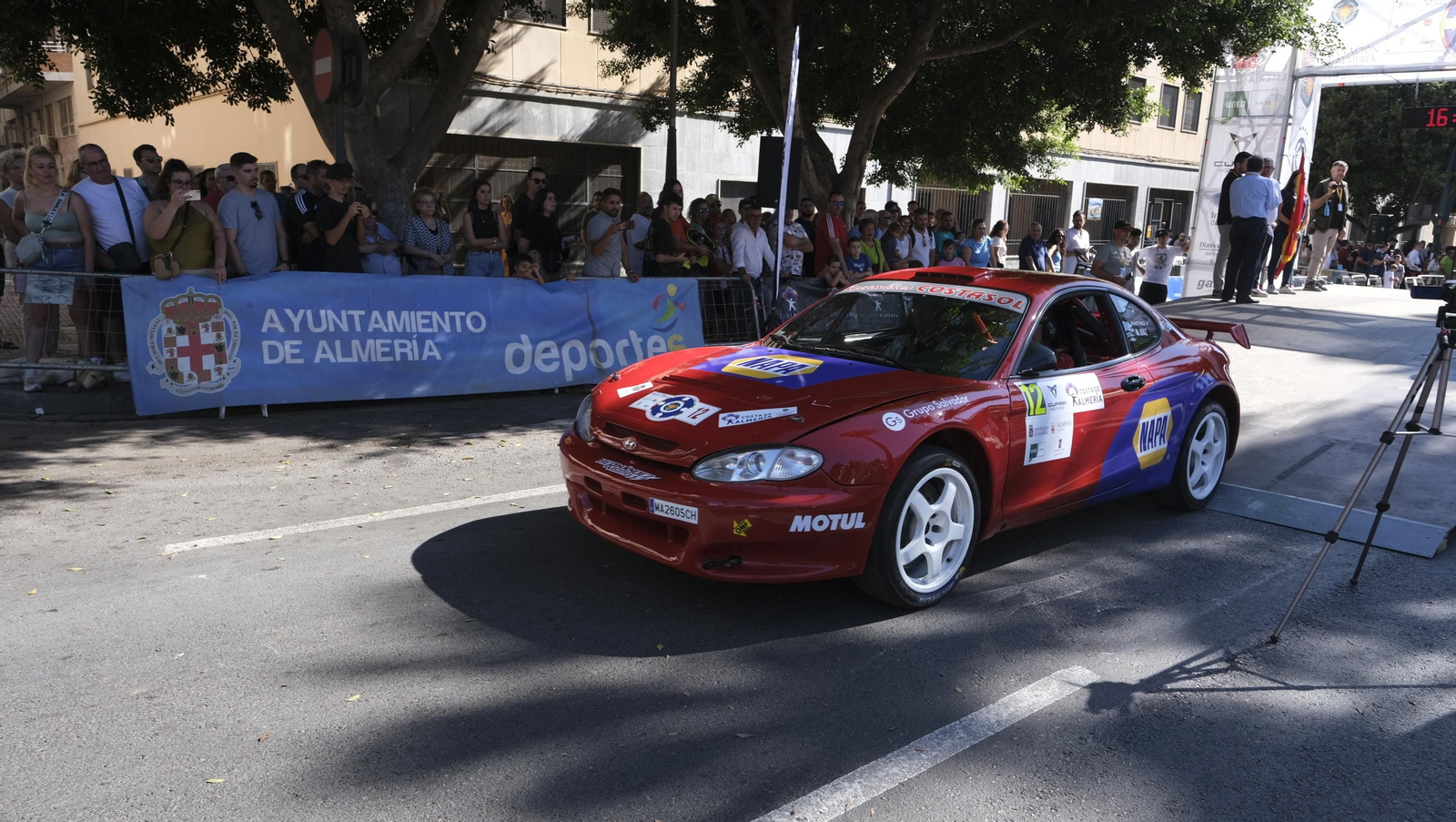 Imágenes de la salida del Rallye Costa de Almería