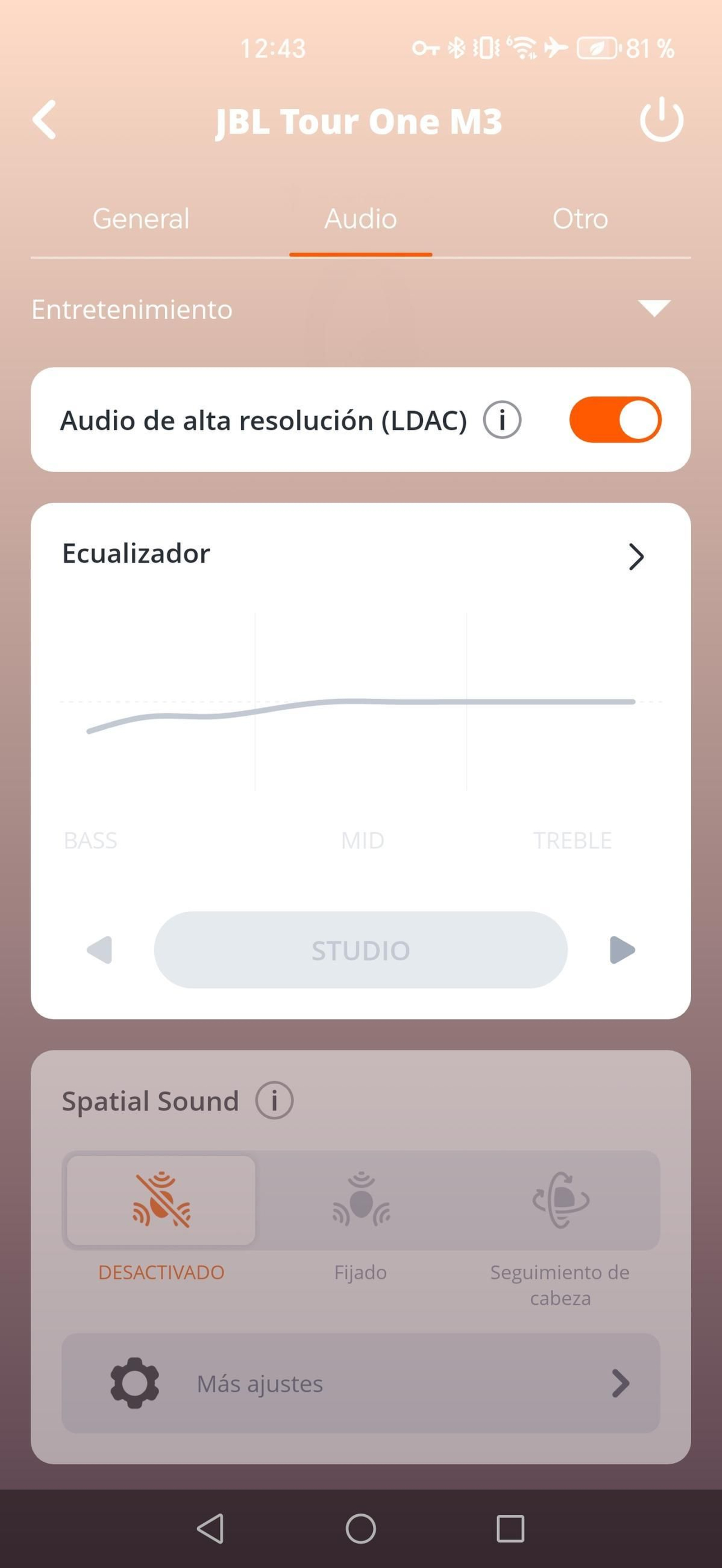 Auriculares JBL Tour One M3 - App JBL Headphones