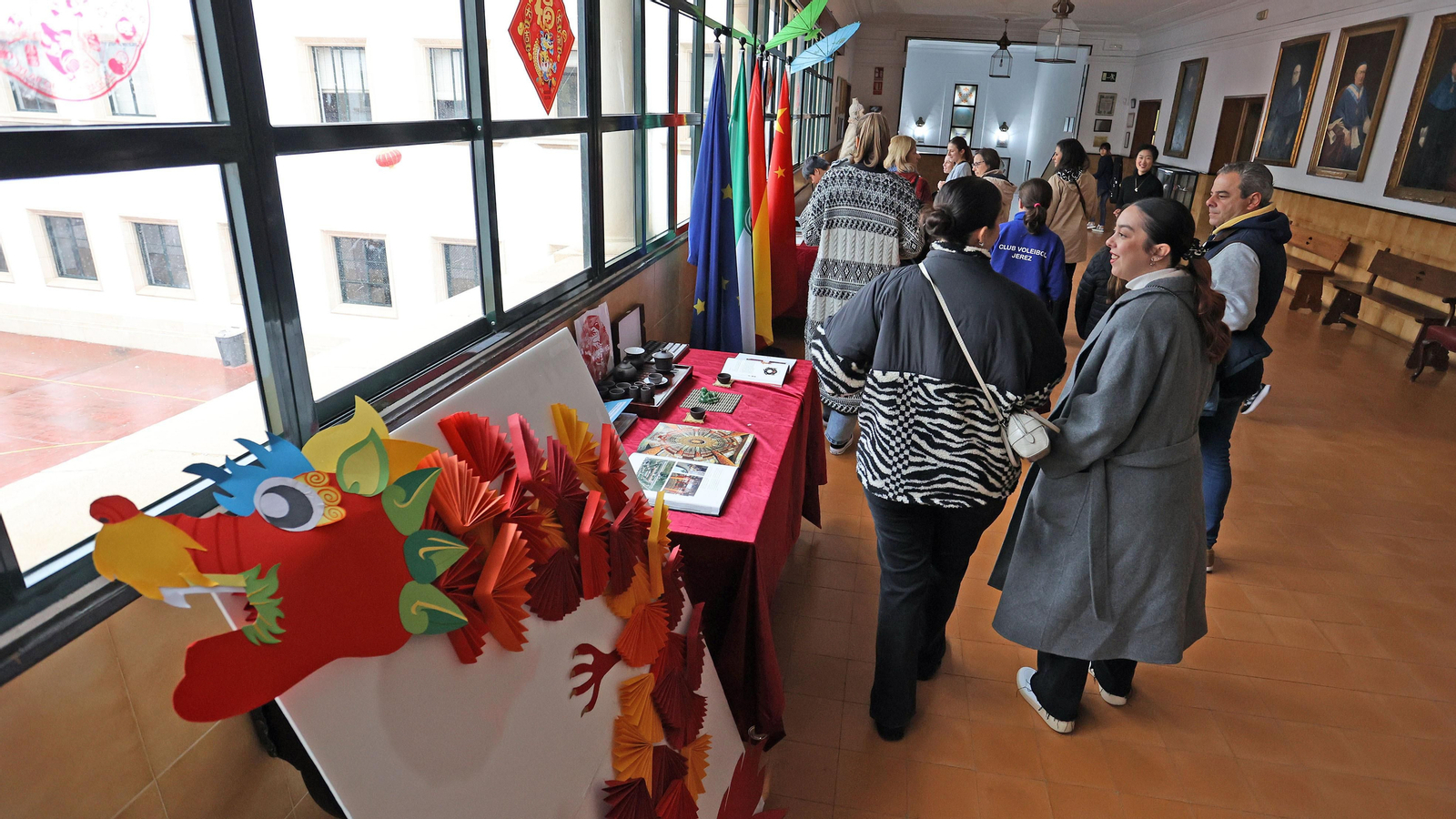 Celebración del Año Nuevo Chino en el IES Coloma de Jerez