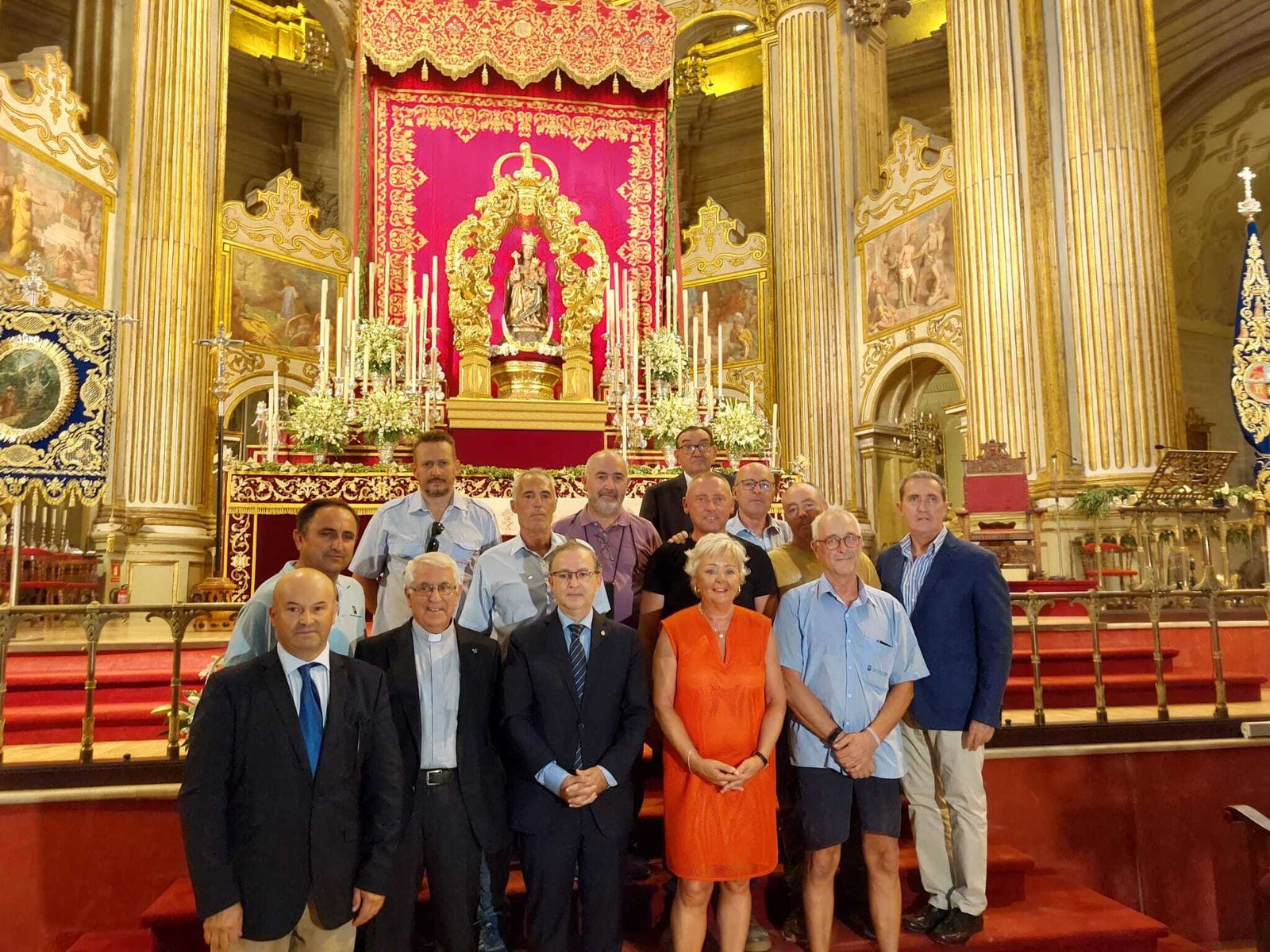 Presentación de la renovación del altar de cultos de Santa María de la Victoria.