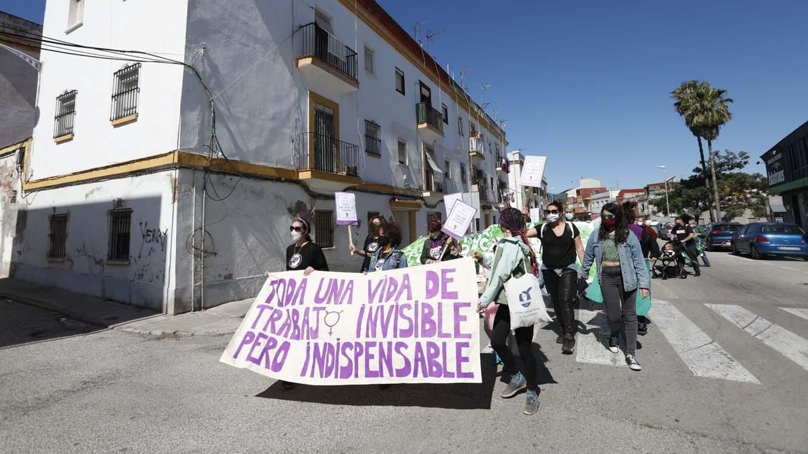 Las foto de la Manifestación del 1 de mayo celebrada por la CGT en Algeciras