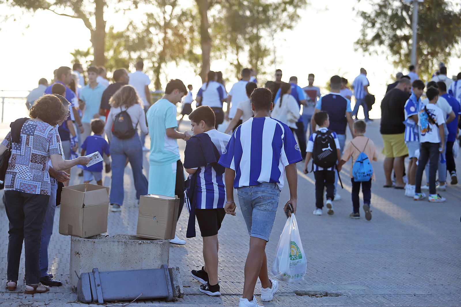 Imágenes del ambiente en el encuentro entre el Recreativo de Huelva y el CD Castellón