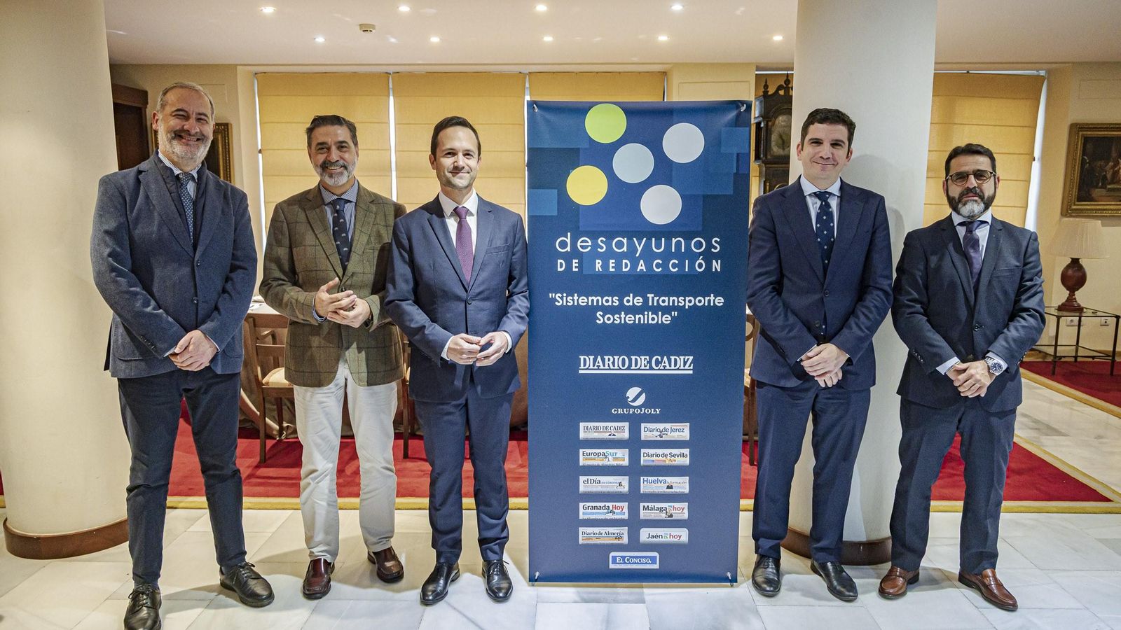 José Antonio Hidalgo, José Manuel Verdulla, Alfonso Lujano, José María Rivera y Jorge Fernández-Portillo.