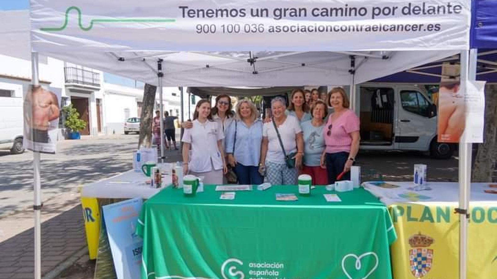 Campaña de sensibilización de la AECC Huelva.