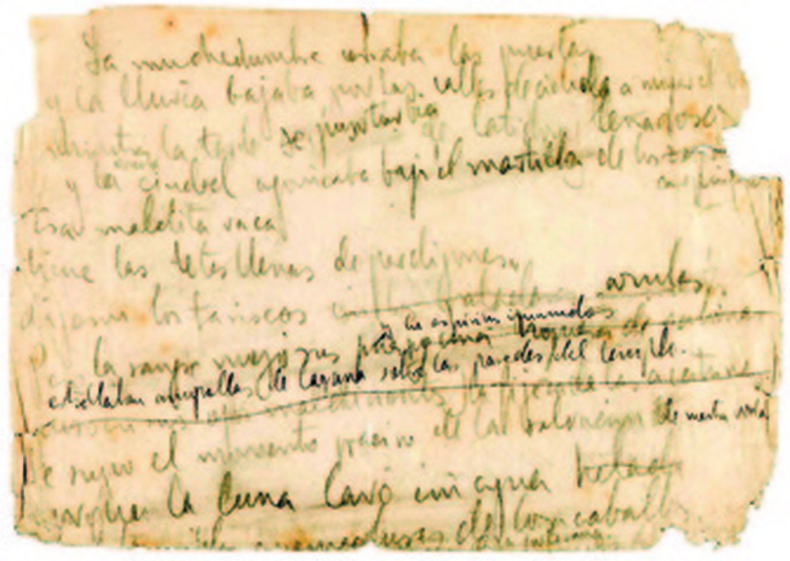 El Estado compra el único manuscrito de 'Crucifixión'