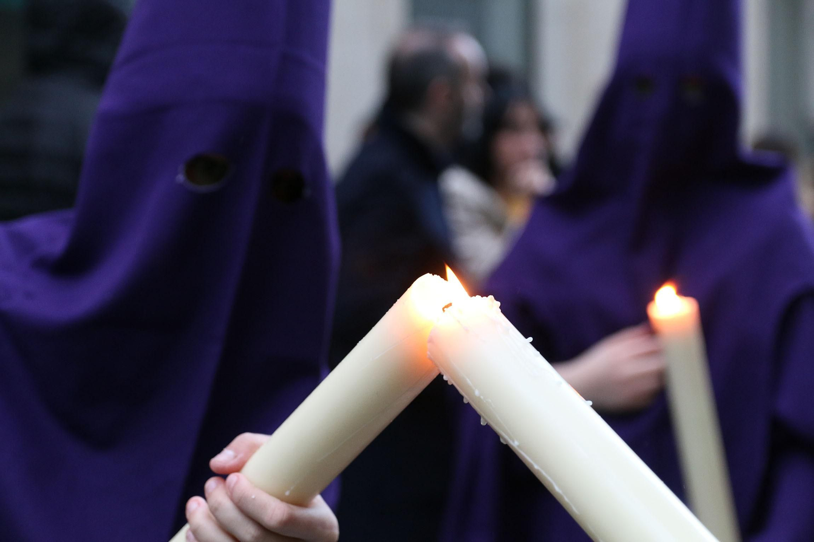 La procesión de las Angustias de Almería, en imágenes