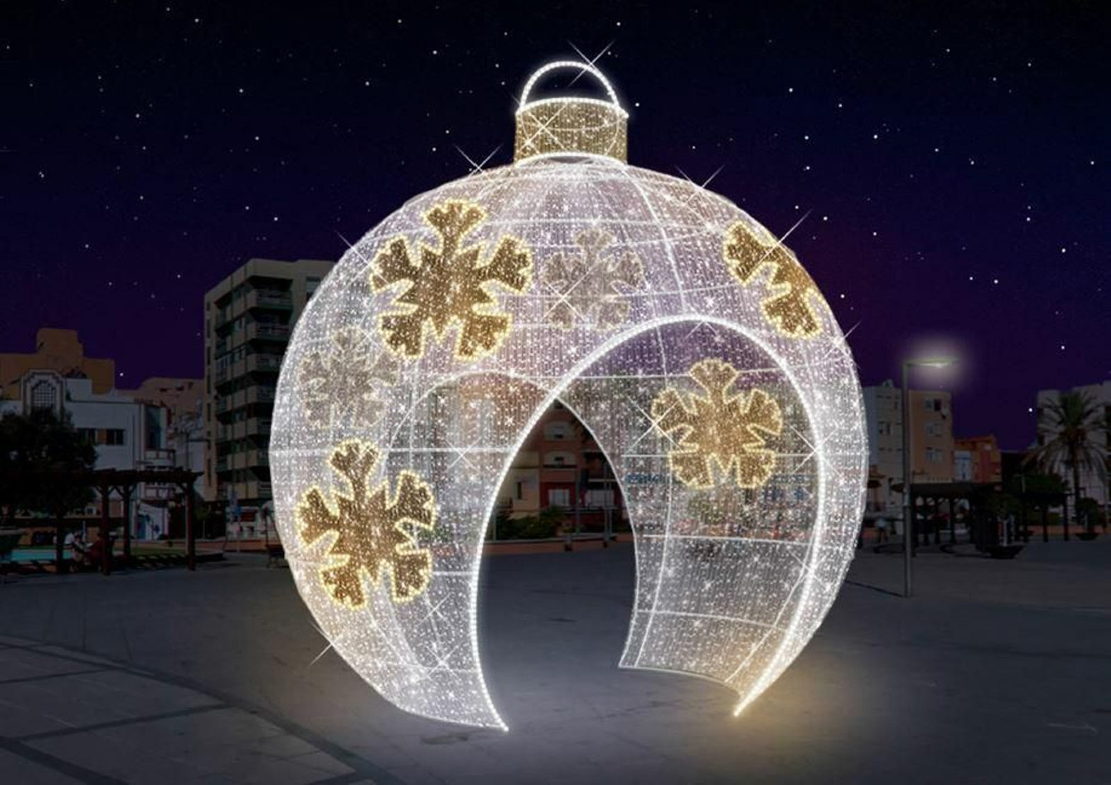 Así son las luces de Navidad en Granada calle a calle