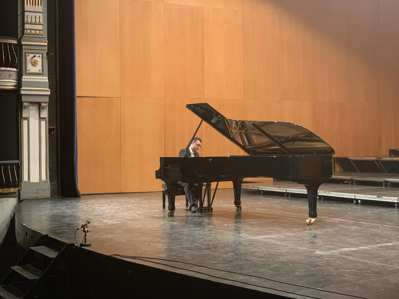 El pianista Pablo Moreno, ganador de la muestra de jóvenes intérpretes MálagaCrea2019.
