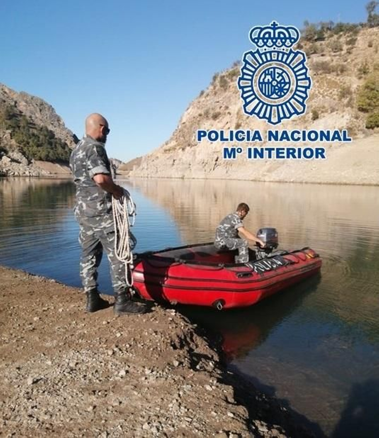 Buscan en un embalse de Granada a un hombre de 55 años cuya desaparición fue denunciada hace 15 días