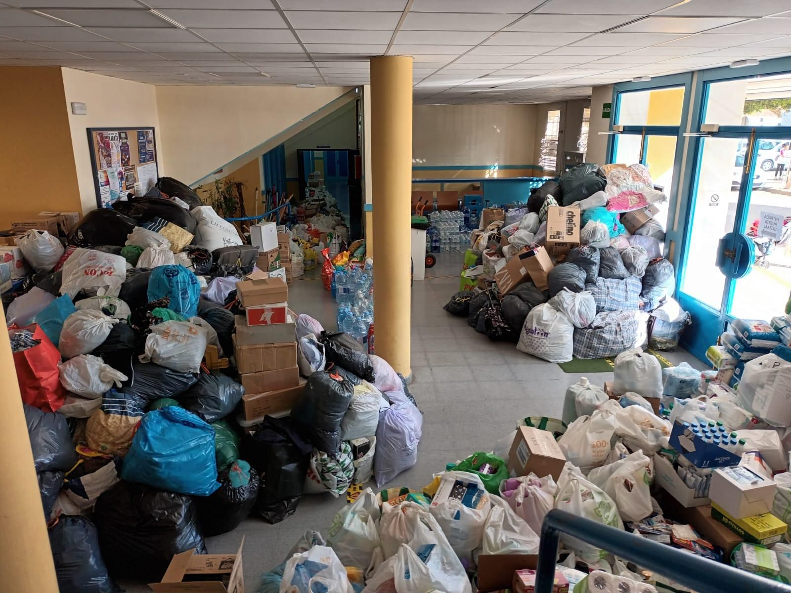 Donaciones desde la ciudad.