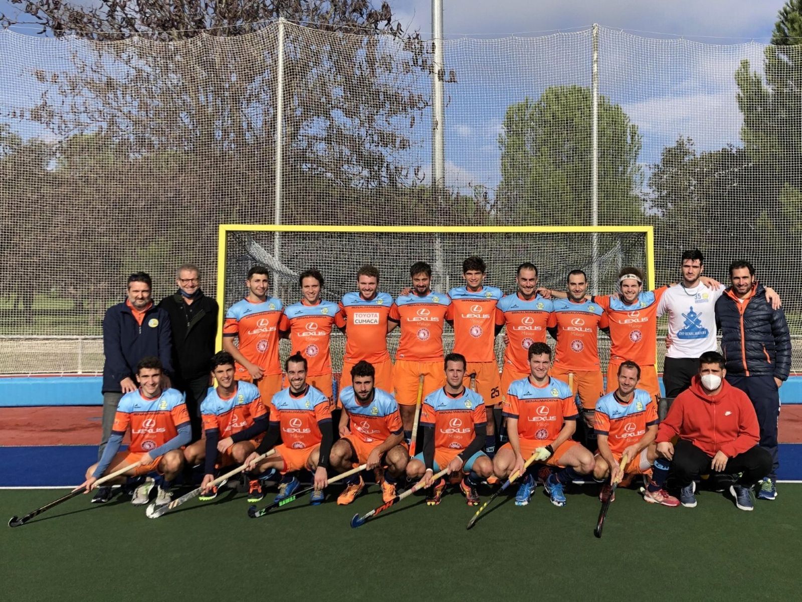 Imagen del Hockey Benalmádena en Madrid.