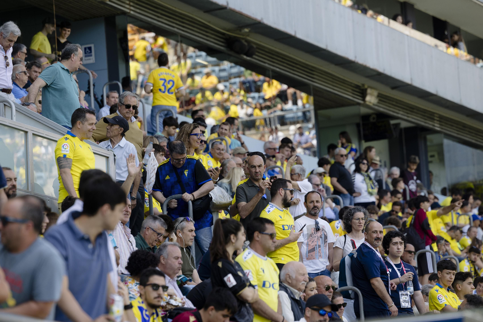 Las imágenes del partido entre el Cádiz C.F y el Getafe