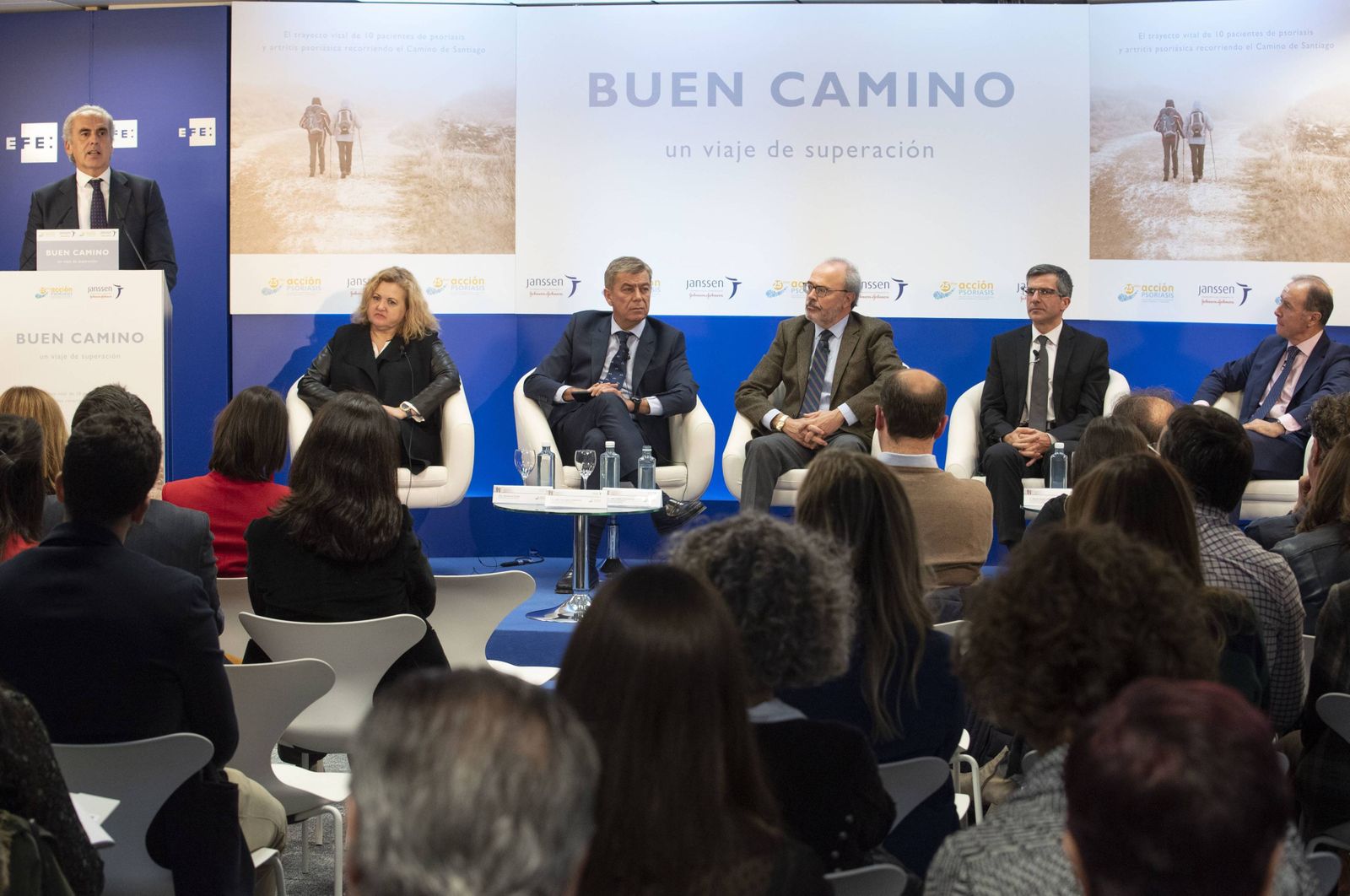 Acto de presentación de la película.