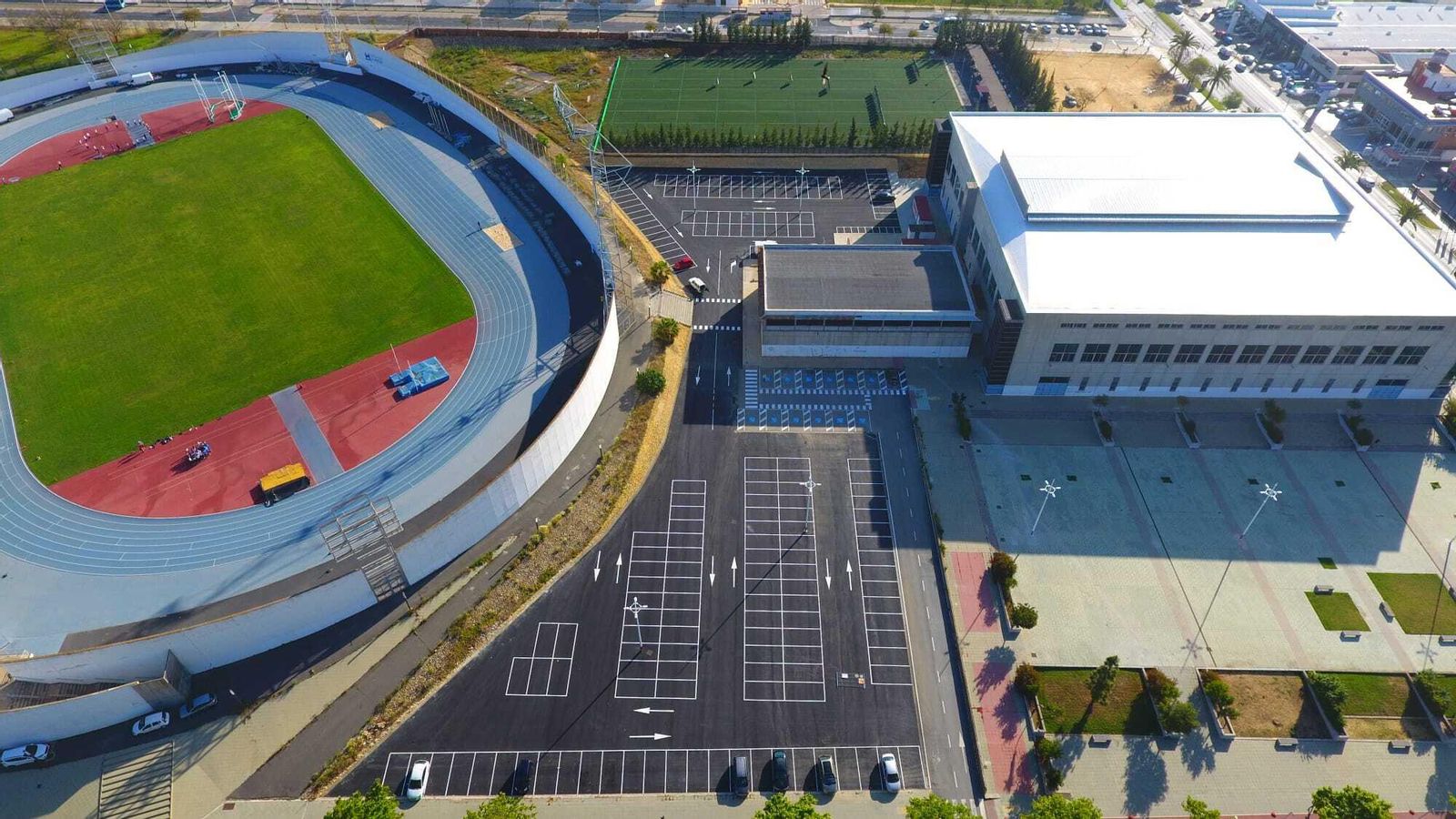 Palacio de Deportes Carolina Marín, en Huelva.