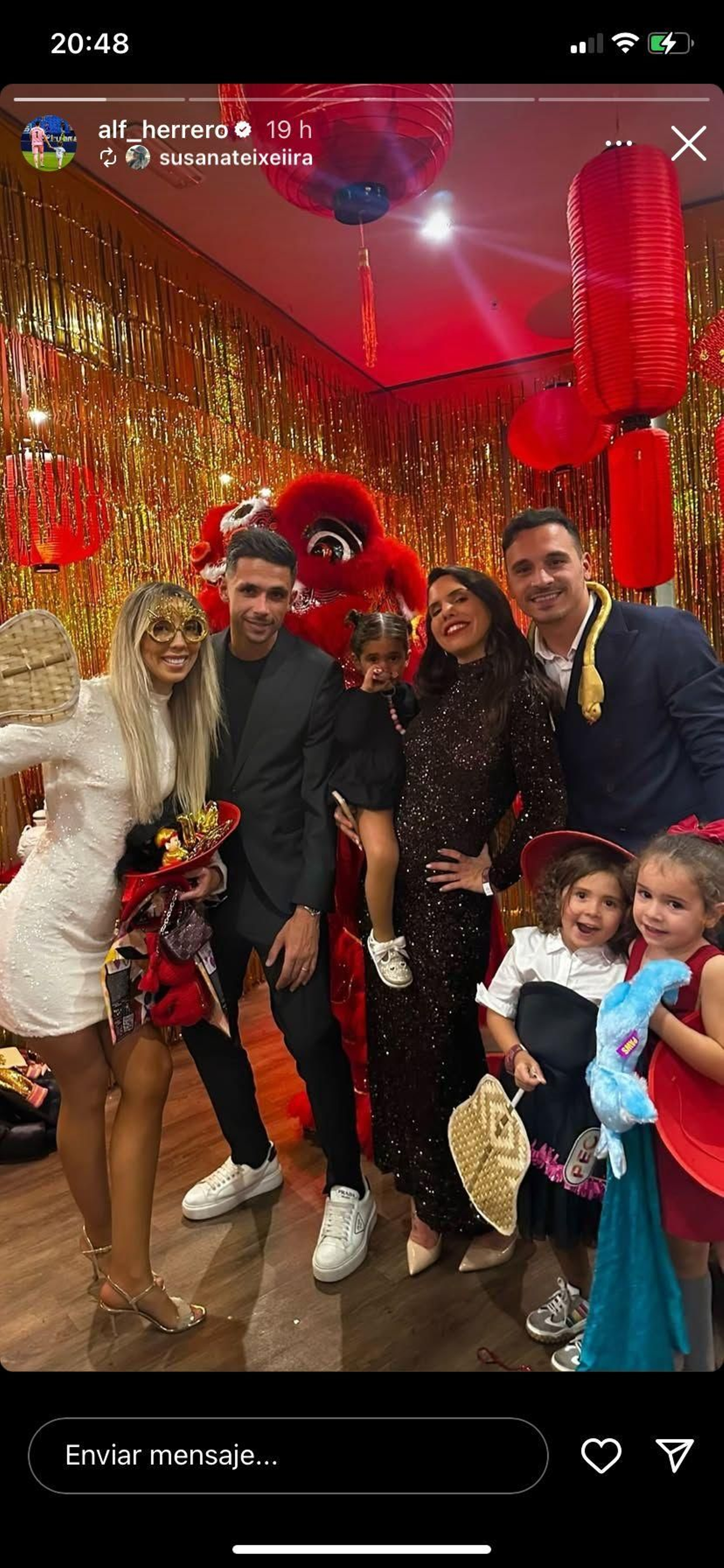 Alfonso Herrero y Nelson Monte celebran juntos el fin de año