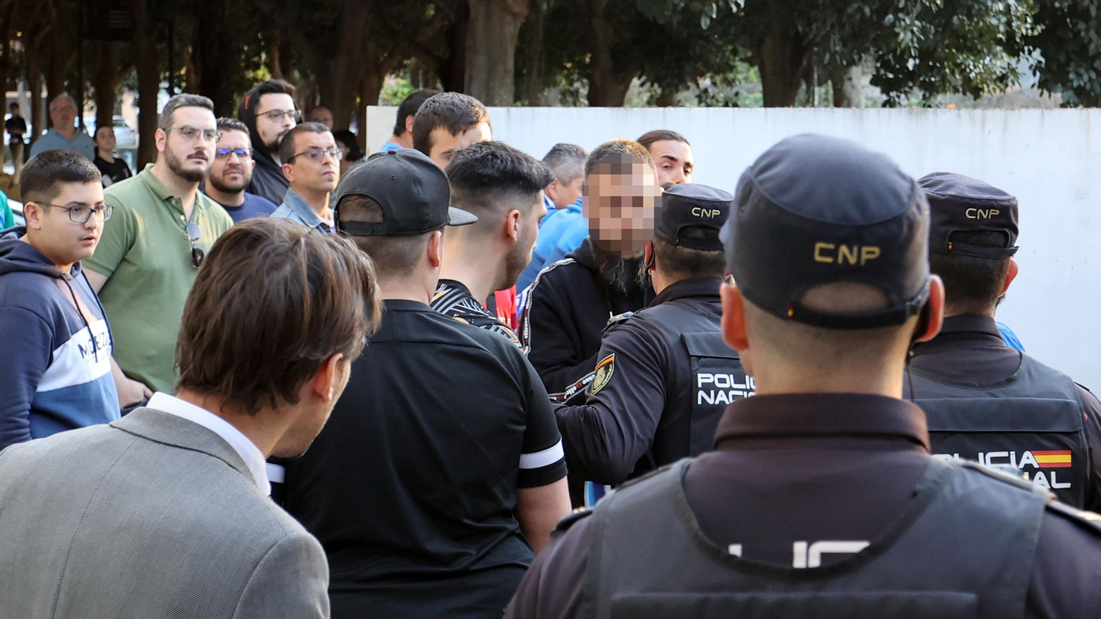Bronca y tensión al final del Xerez DFC-Recreativo Granada