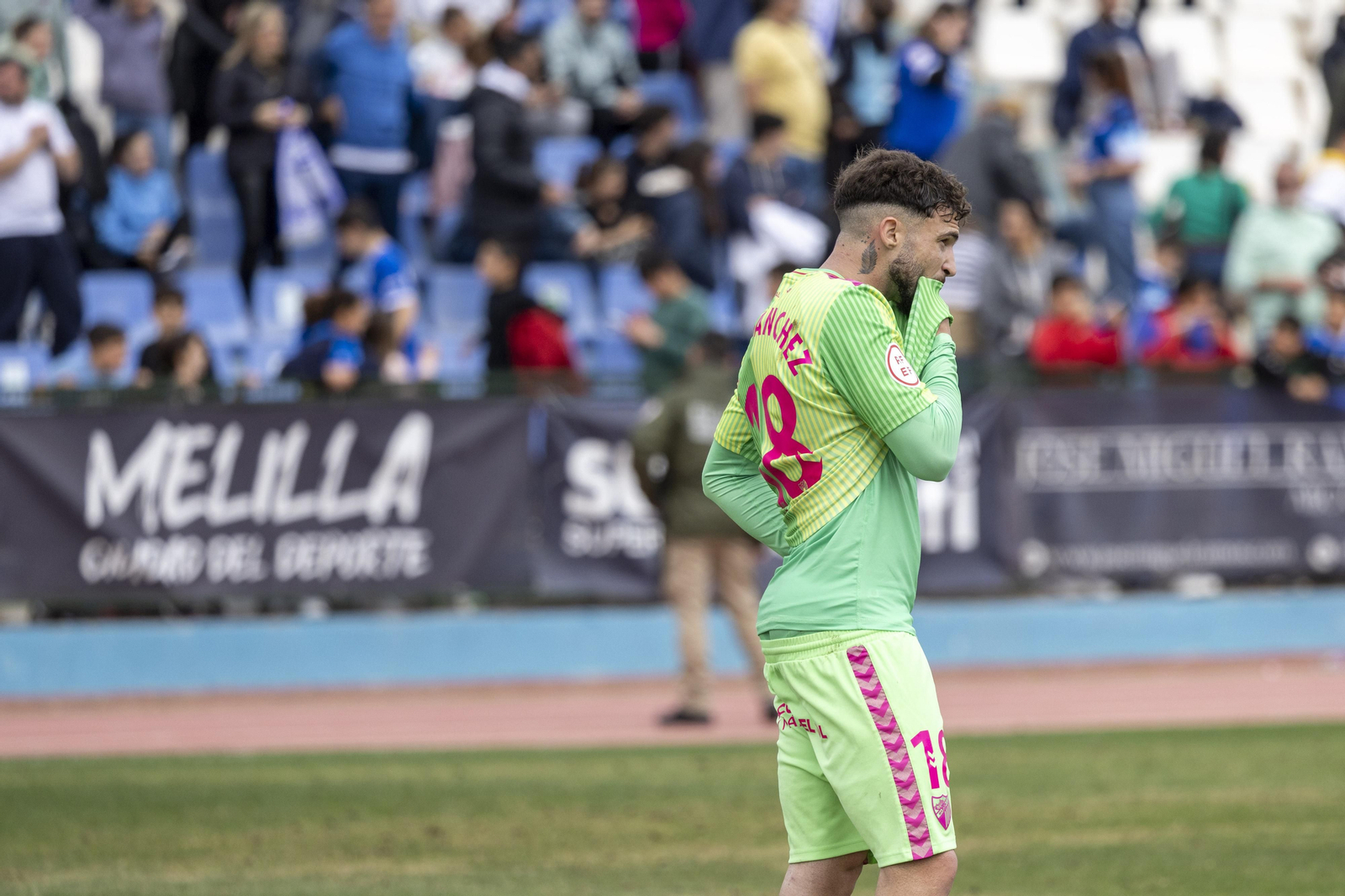 El Melilla - Málaga CF, en fotos