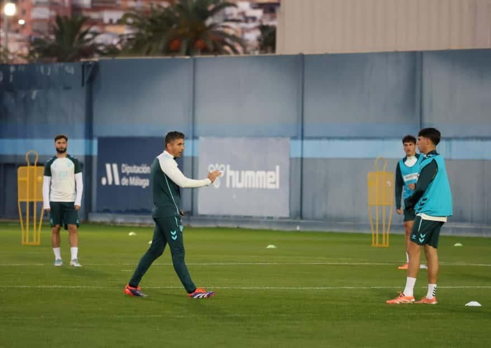 Así ha sido el primer entrenamiento del Málaga CF de Funes