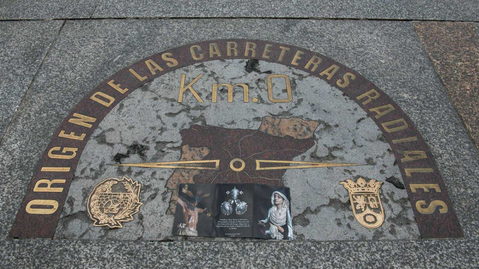 Madre de Dios de la Palma y el Cristo de Burgos en el km 0 de Madrid