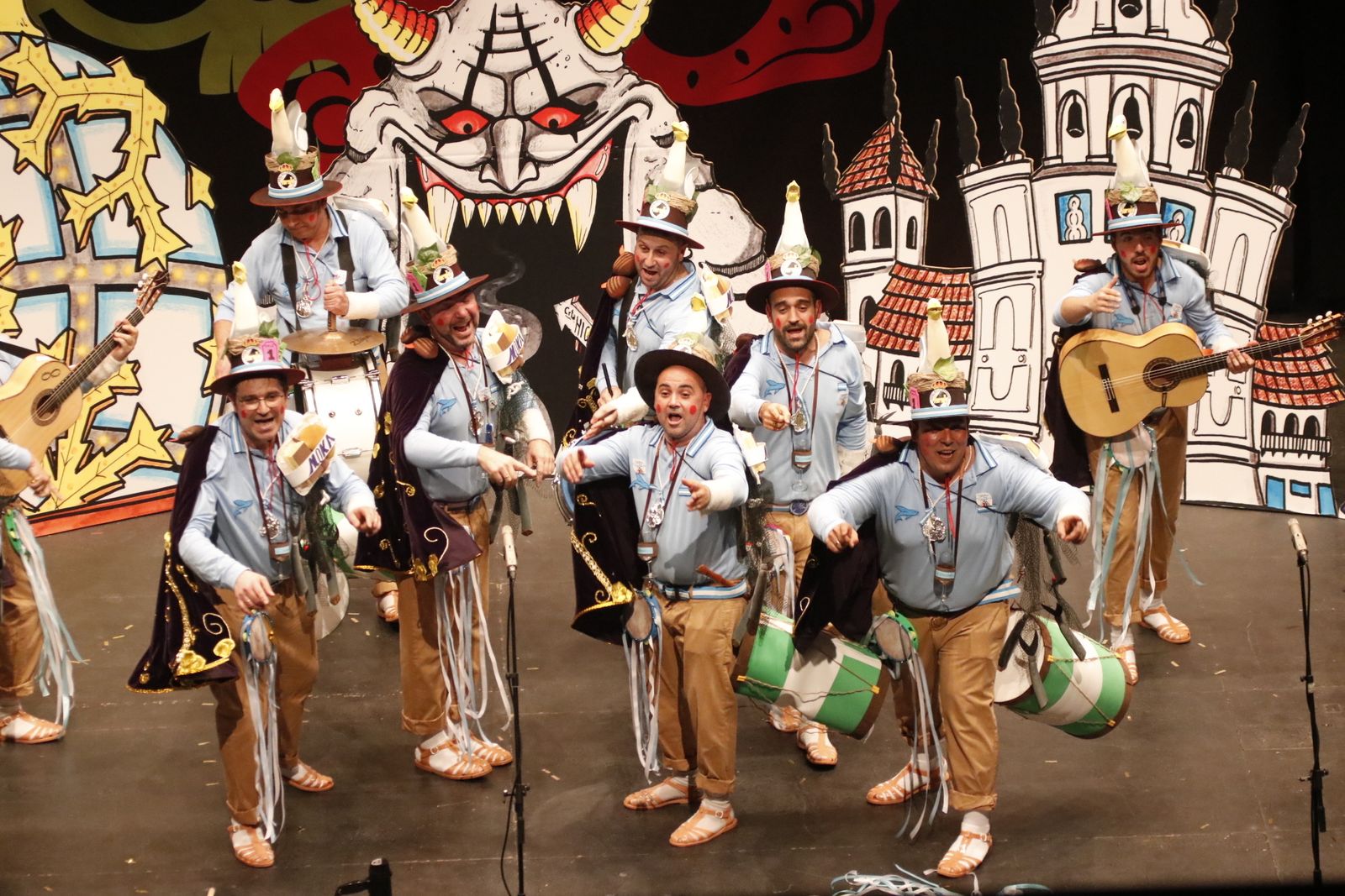 Final del concurso de Carnaval de la Concha Fina de La Línea