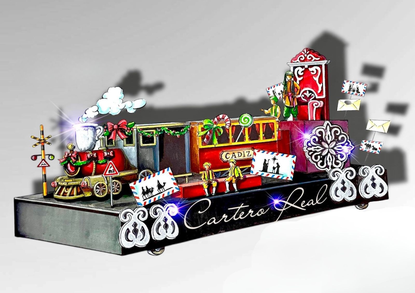 Las carrozas de la Cabalgata de los Reyes Magos de Cádiz