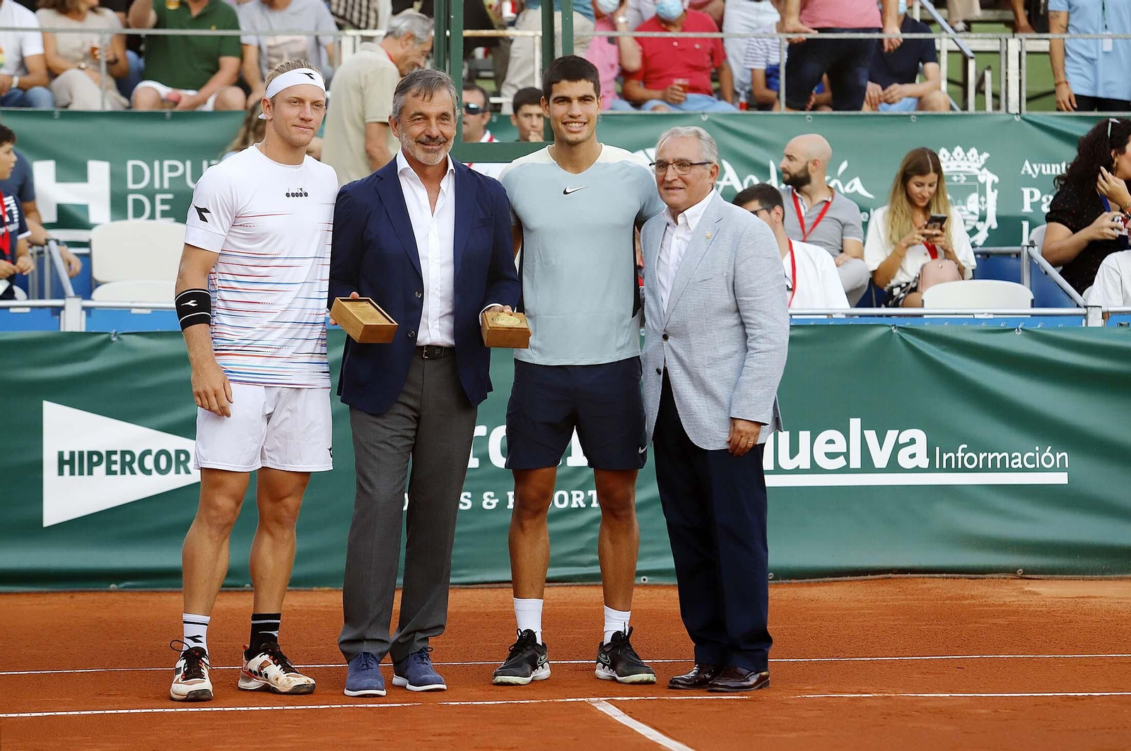 Imágenes de la final de la 97 Copa del Rey de Tenis entre Carlos Alcaraz y Davidovich