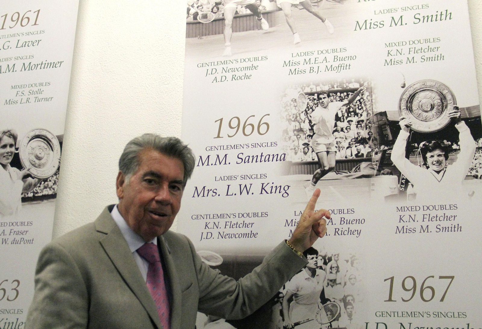 Las fotos de la vida de Manolo Santana