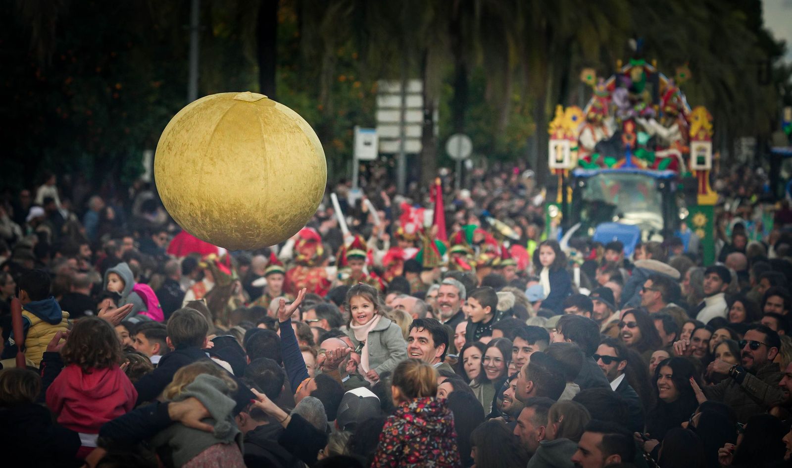 Imágenes de la cabalgata de Reyes Magos en Jerez