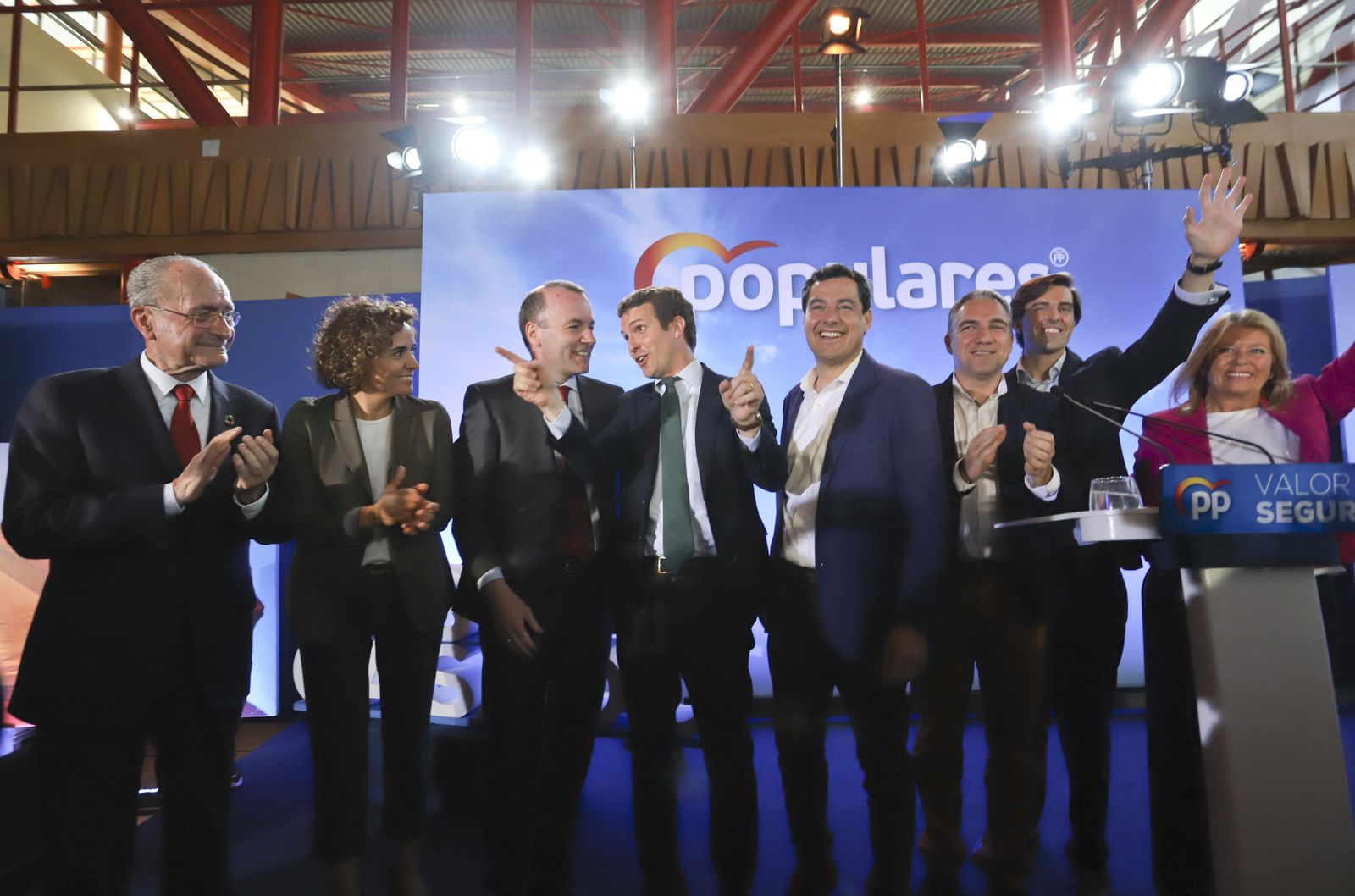 Las fotos del mitin de Pablo Casado en Málaga