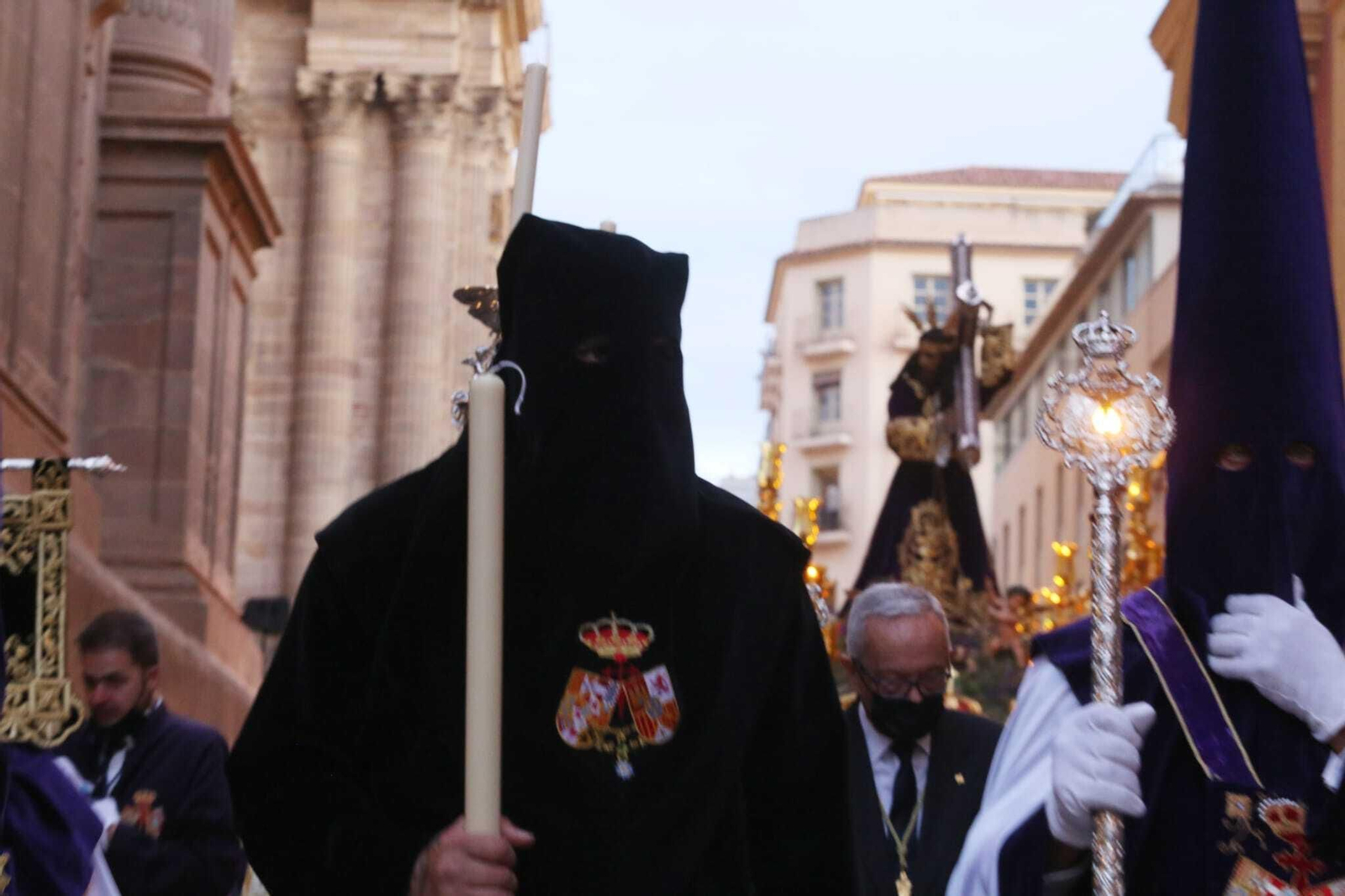 El Señor del Rico en el entrono de la Catedral de Málaga