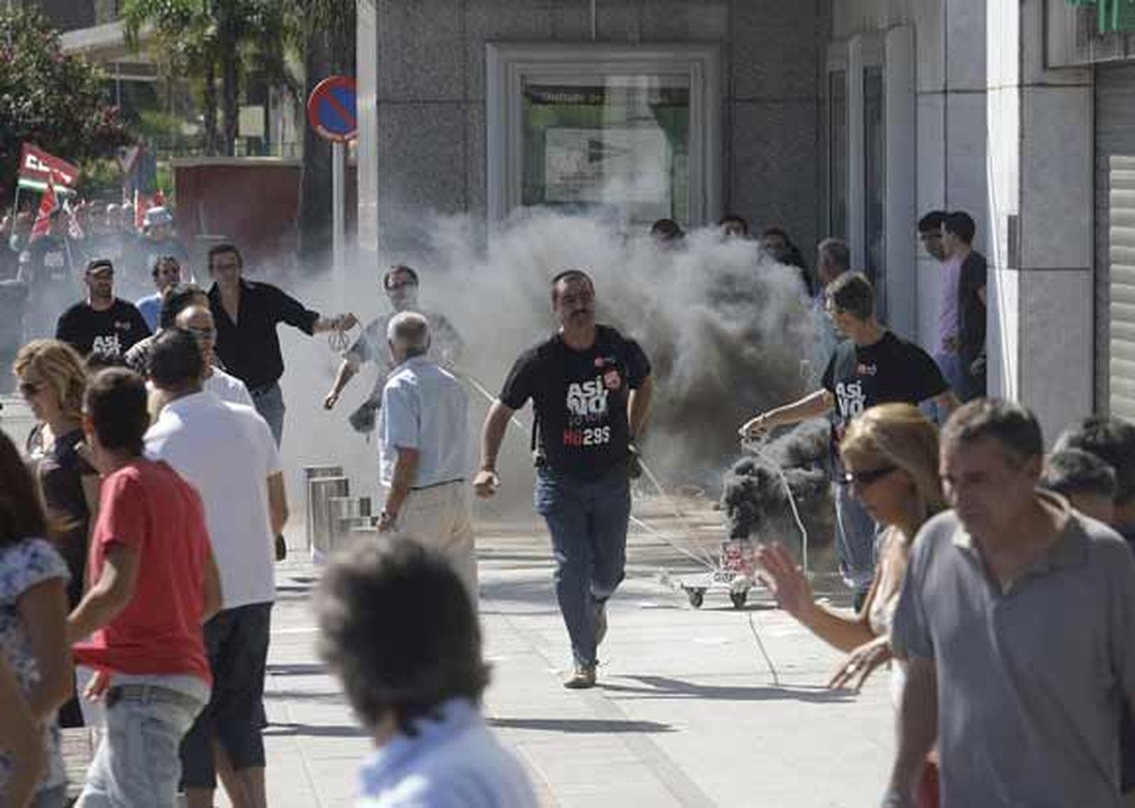 La protesta sindical no paralizó la Comarca, aunque sí tuvo incidencia en la gran industria y el puerto

Foto: Erasmo Fenoy