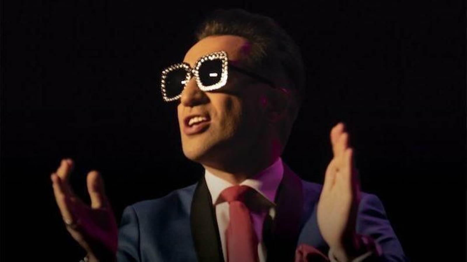 Miguel Lago, en uno de sus shows.