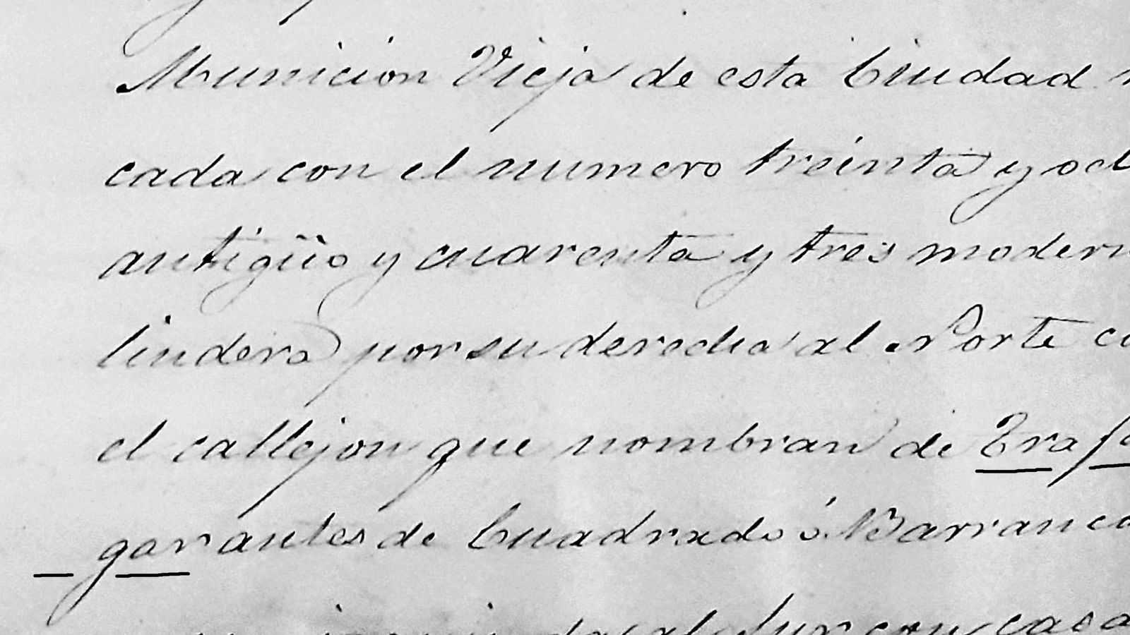 El callejón de Trafalgar lindaba con la calle Munición.